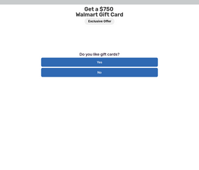 Get A $750 Walmart Gift Card